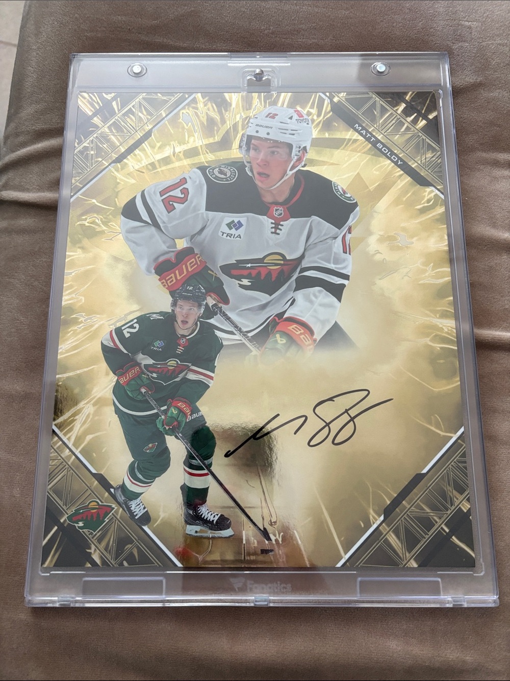 Under Wraps Emanate Matt Boldy Minnesota Wild